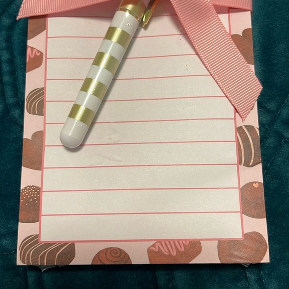 2 notepads with pens CATS and CHOCOLATES new sealed sets - Picture 6 of 9